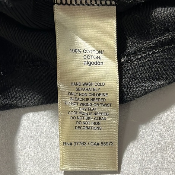 Rafaella black long sleeve studded top women’s size L - Picture 7 of 7